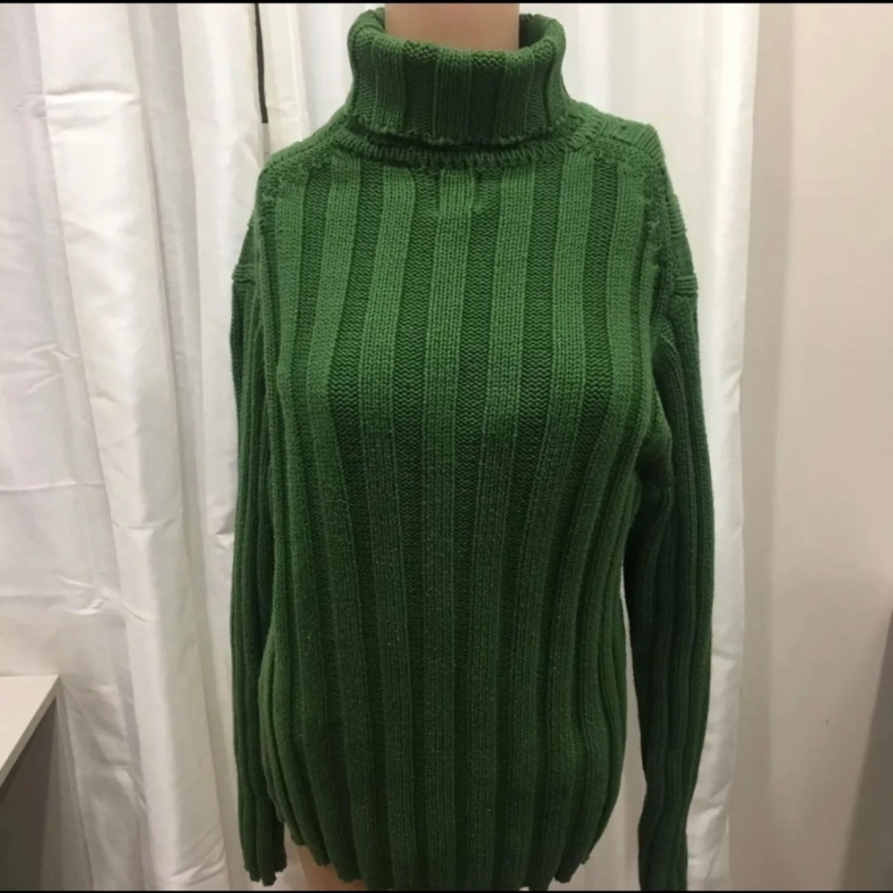 Men’s Gap Medium Green Turtleneck Sweater